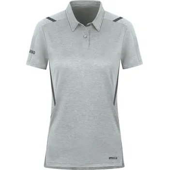 JAKO Challenge tričko s límečkem tmavě šedá