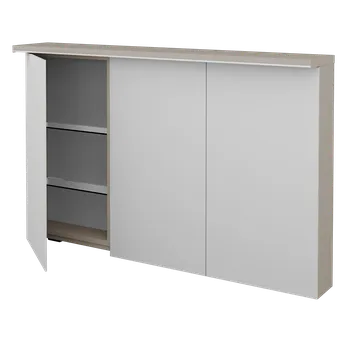 Koupelnový nábytek Dřevojas Třídveřová galerka ASTON GA3OE 120 - N07 Stone