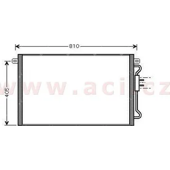 Sušič klimatizace chladič klimatizace bez sušičky 2.5CRDi [745*440*16]