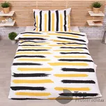 Krepové povlečení DELUXE 140x200+70x90 Čáry