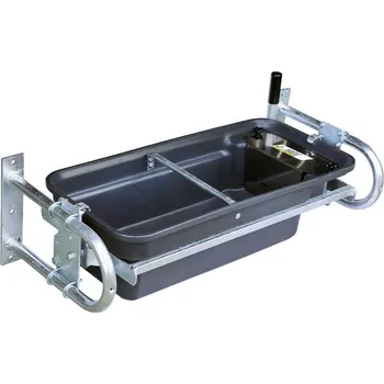 napáječka pro hospodářská zvířata Výklopný plastový napájecí žlab na vodu La GÉE Polybac 75 M dvojitý včetně montáže na zeď