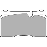 DELPHI Sada brzdových destiček, kotoučová brzda LP2009