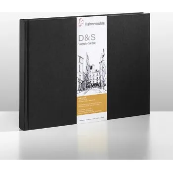 Skicovací kniha Hahnemühle D&S A5 landscape černá (Skicovací kniha Hahnemühle D&S A5 landscape černá)