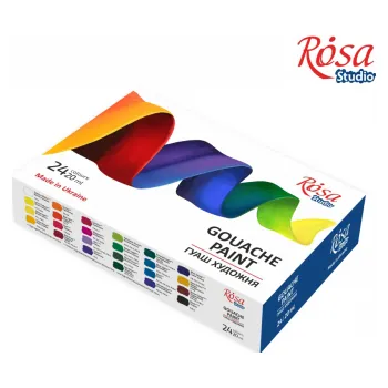 Výtvarná barva Sada kvašových barev Rosa 24x20ml (Sada kvašových barev Rosa 24x20ml)