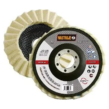 Příslušenství k brusce NÁSTROJE CZ Kotouč leštící plsťový 125x22 na ocel, nerez, plast, kámen, dřevo - IM-10-DF125