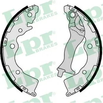 Brzdová čelist LPR Sada brzdových čelistí 09350