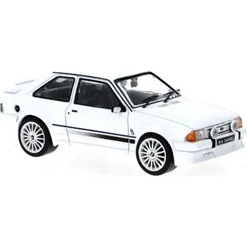 autíčko IXO Models FORD ESCORT Mk. III RS TURBO 1984 WHITE 420