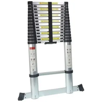 Žebřík Žebřík teleskopický 5m hliníkový, ochranný vak + stabilizátor