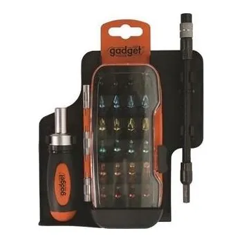 Šroubovák Gadget Šroubovák ráčnový s ohebným nástavcem, sada bitů, 26-dílná GD - TM-225208