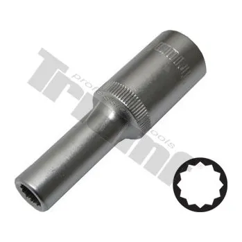 Gola hlavice Nástrčné hlavice 1/2" profil 12-hranné prodloužené - 16 mm