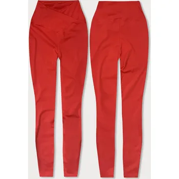 Dámské legíny Červené dámské legíny - lycra (XL001-5) odstíny červené XL (42)