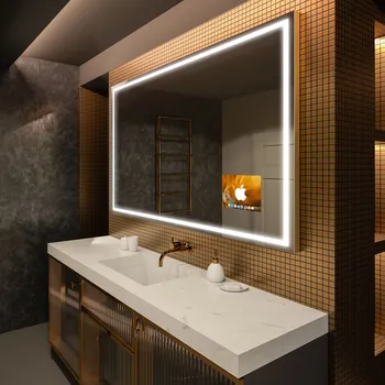 Zrcadlo SMART Zrcadlo do koupelny LED L49 Apple