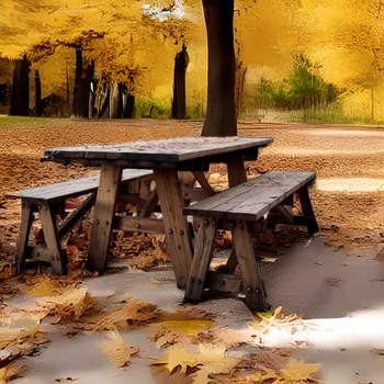 Zahradní sestava Stará Krása – Ruční výroba Opálený zahradní set z borovice 160 x 70 x 76 cm