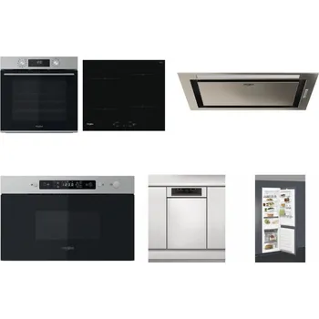Set domácích spotřebičů WHIRLPOOL OMK58CU1SX + WHIRLPOOL WS Q2760 BF + WHIRLPOOL WCT3 64 FLB X + WHIRLPOOL MBNA910X + WHIRLPOOL WSBO 3O34 PF X + WHIRLPOOL ART 66112
