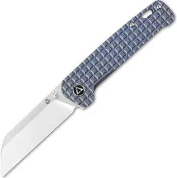 kapesní nůž QSP Nůž Penguin, Stonewash čepel 154CM, Modrá titanová rukojeť Frag QS130-RFRG1