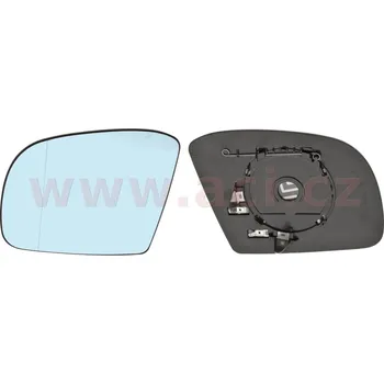 Auto zrcátko -8/10 zrcadlové sklo s plastovým držákem vyhřívané asférické L