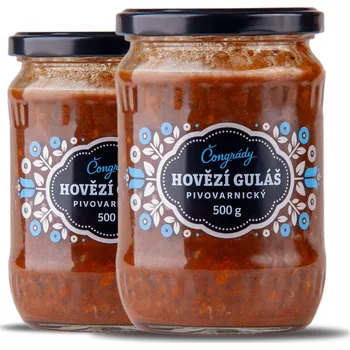 Hotové jídlo Hovězí pivovarnický guláš Čongrády 500g