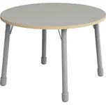 Výškově stavitelný stůl kruh - Šedá ø 136 cm 1-3
