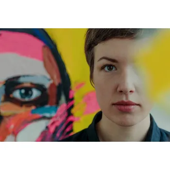 Plakát Plakát, Obraz - Portrait of a female painter with, Westend61