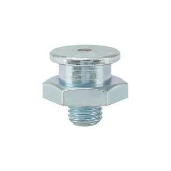 PLOCHÁ MAZACÍ HLAVICE 16 MM (kulatá) - ZÁVIT M10x1 (Plochá mazací hlavice (kulatá) -16mm se závitem M10X1 )