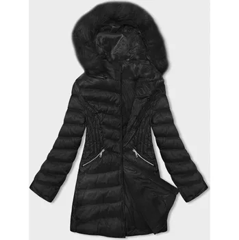 Dámská cargo bunda Černá péřová bunda s odepínatelnou kapucí J.STYLE, odstíny černé M (38) i392_22623-47