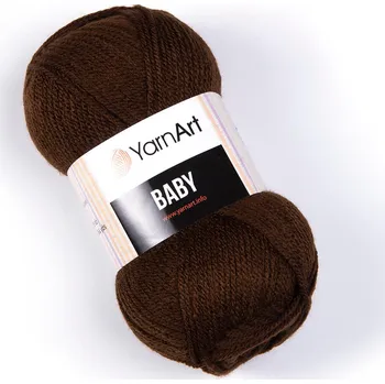 Příze Yarnart Baby 1182 hnědá (50g/150m)