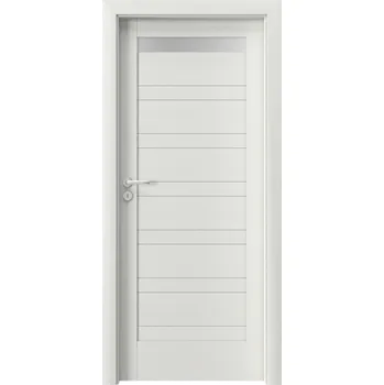 Interiérové dveře Porta Doors Interiérové dveře se zárubněmi Verte Home D1 Dekor: wenge bílá, Šířka - orientace: 80 cm - pravé
