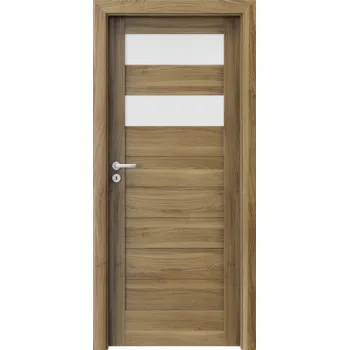 Interiérové dveře Porta Doors Interiérové dveře se zárubněmi Verte Home C2 Dekor: akát medový, Šířka - orientace: 90 cm - levé