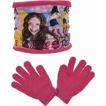 Nákrčník NÁKRČNÍK A RUKAVICE SOY LUNA (malinová) Velikost: uni