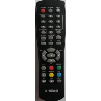 Dálkový ovladač X-SITE XS-DVBT-21USB náhradní dálkový ovladač jiného vzhledu.