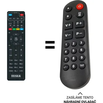 Dálkový ovladač Tesla TE-321 náhradní dálkový ovladač pro seniory