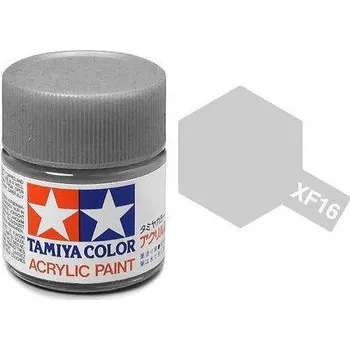 Modelářská barva Akrylová barva Tamiya XF-16 Flat Aluminium 10ml