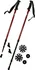 Trekingová hůl Acra AC4163 červené 65-135 cm