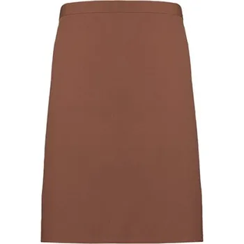 Premier Workwear Pracovní zástěra středně dlouhá PR151 Mocha -ca. Pantone 7505 70 x 50 cm