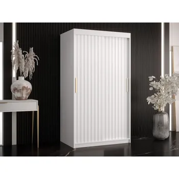 Šatní skříň Šatní skříň Towiro Wave 1 100, Barva: bílá MIRJAN 5903211199530