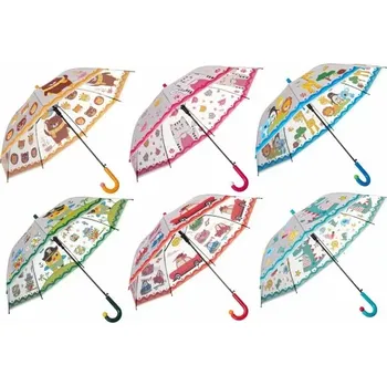 Deštník Deštník 66cm vystřelovací 6 barev v sáčku