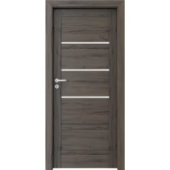 Interiérové dveře Porta Doors Interiérové dveře Verte Home G3 Dekor: dub tmavý, Šířka - orientace: 80 cm - pravé