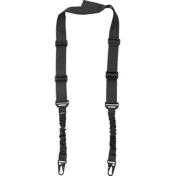 MFH Popruh Bungee, dvoubodový, černý