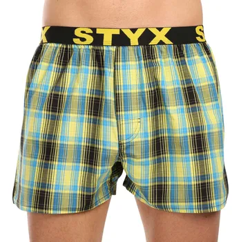 Trenýrky Pánské trenky Styx sportovní guma vícebarevné (B1021) XXL Možnost vrácení zboží ZDARMA do 120 dnů!