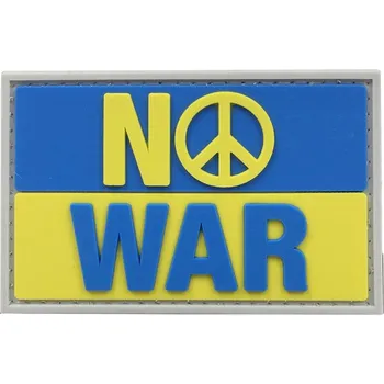 Nášivka WARAGOD No war PVC nášivka