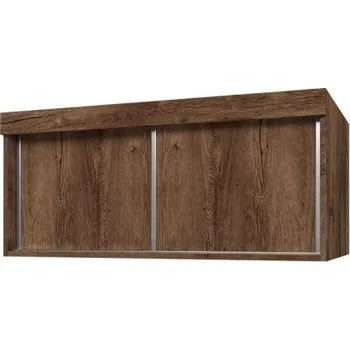 Šatní skříň Nástavec na šatní skříň Sahara 100, Barva: jasan tmavý MIRJAN 5903211100543