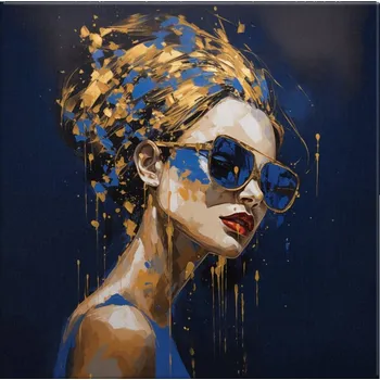 Obraz Obraz na plátně - Zlatý závoj - 40x40 cm - CZ výroba