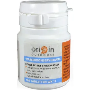 Dezinfekce pitné vody Origin Outdoor Dezinfekce vody 100 tablet WK 1T