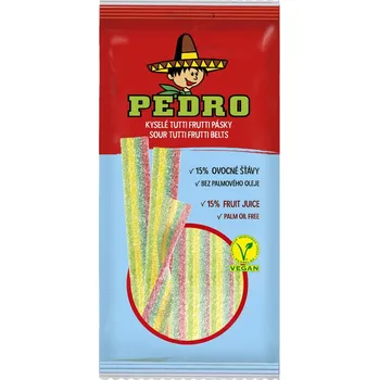 Bonbon Pedro kyselé pásky Tutti Frutti 80 g