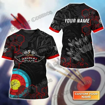 Pánské tričko Tričko Archery sport na lukostřelbu s vlastním jménem Velikost: 4XL, Barva (Varianta): Barevná 9