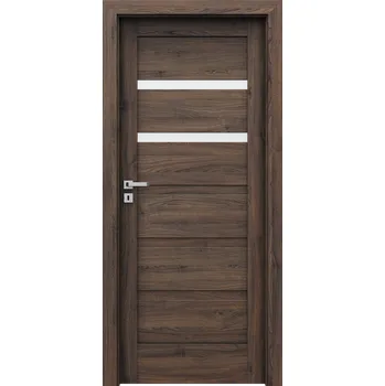 Interiérové dveře Porta Doors Interiérové dveře se zárubněmi Verte Home H2 Dekor: dub šarlatový, Šířka - orientace: 90 cm - pravé