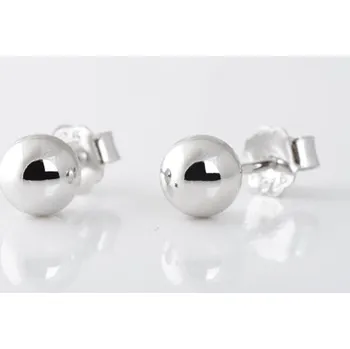 Náušnice Dámské stříbrné naušnice kuličky STNAU0587F