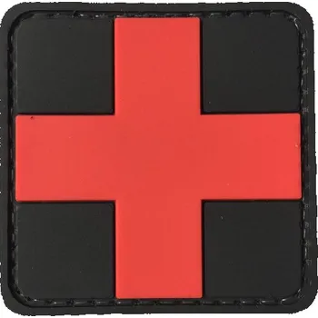 Nášivka WARAGOD Nášivka 3D Medic černá 5x5cm