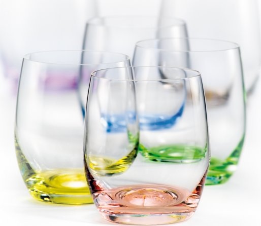 CRYSTALEX Sklenky na destiláty RAINBOW CLUB 60ml / 6ks * (Cena za balení 6 kusů)