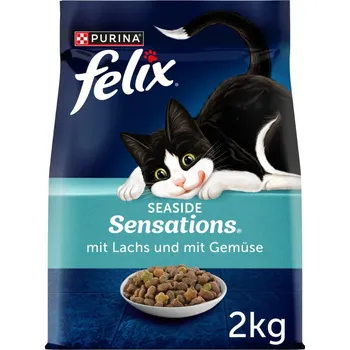 Krmivo pro kočku Felix Seaside Sensations losos, treska tmavá a zelenina 2 kg